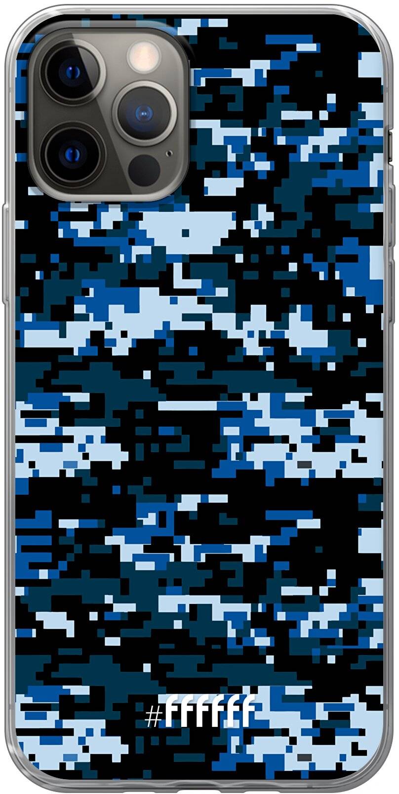 Navy Camouflage iPhone 12