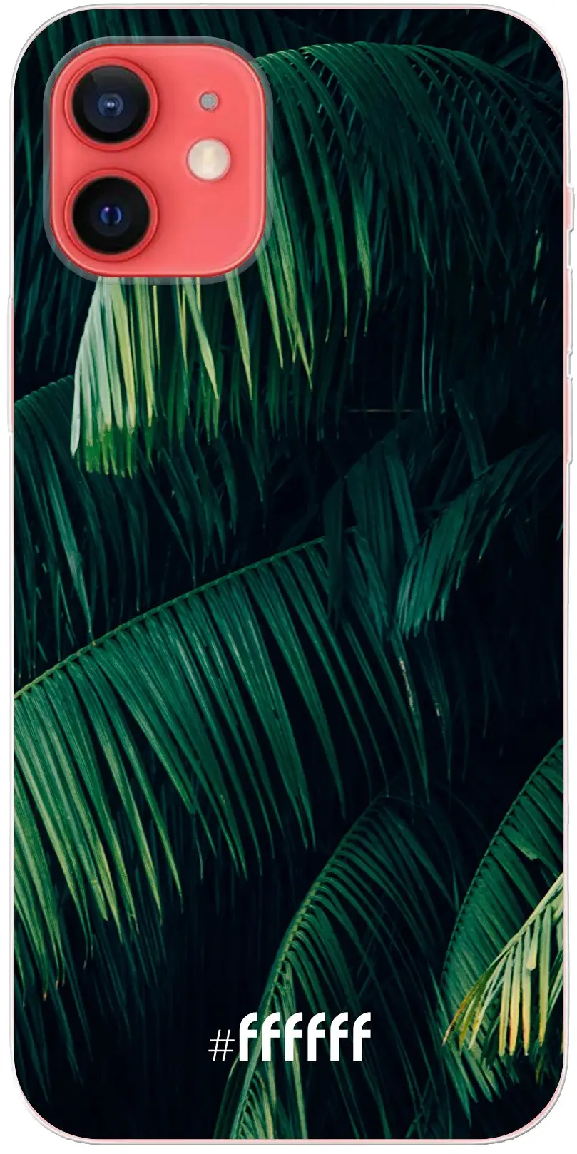 Palm Leaves Dark iPhone 12