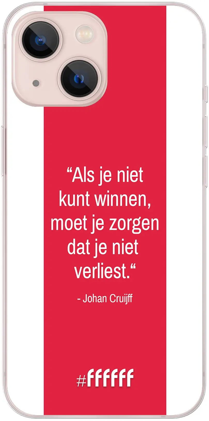 AFC Ajax Quote Johan Cruijff iPhone 13 Mini