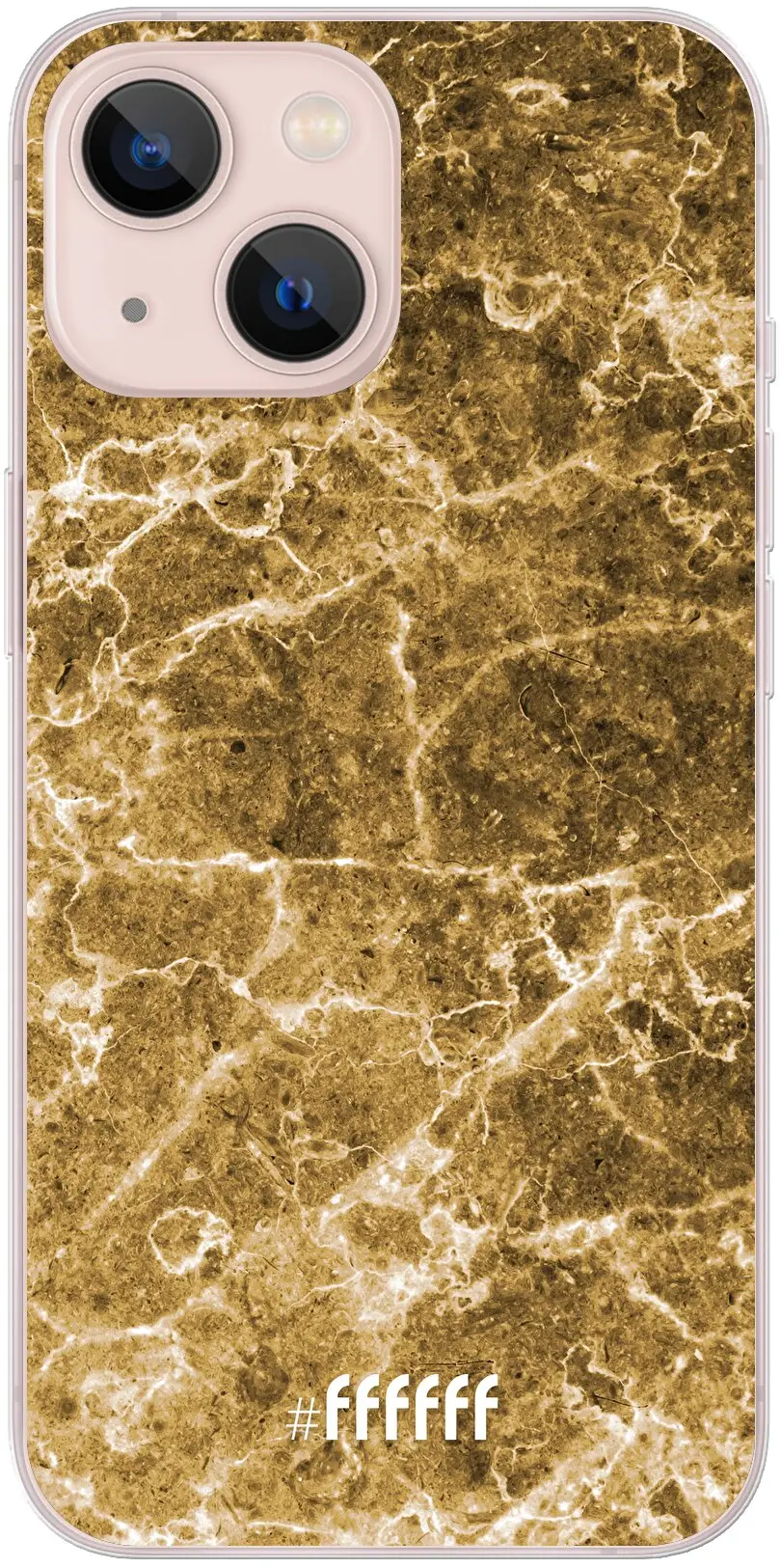 Gold Marble iPhone 13 Mini