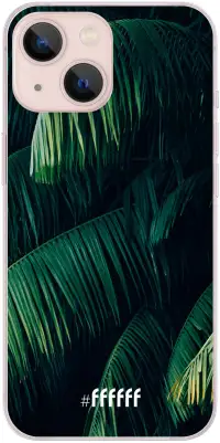 Palm Leaves Dark iPhone 13 Mini