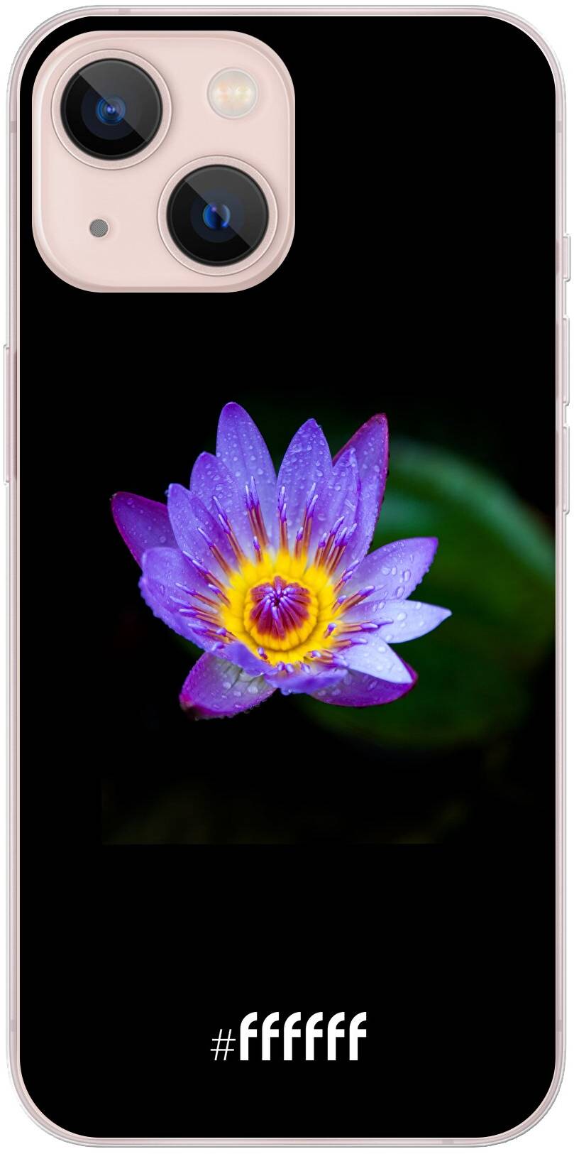 Purple Flower in the Dark iPhone 13 Mini