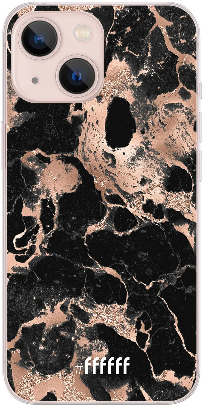 Rose Gold Marble iPhone 13 Mini