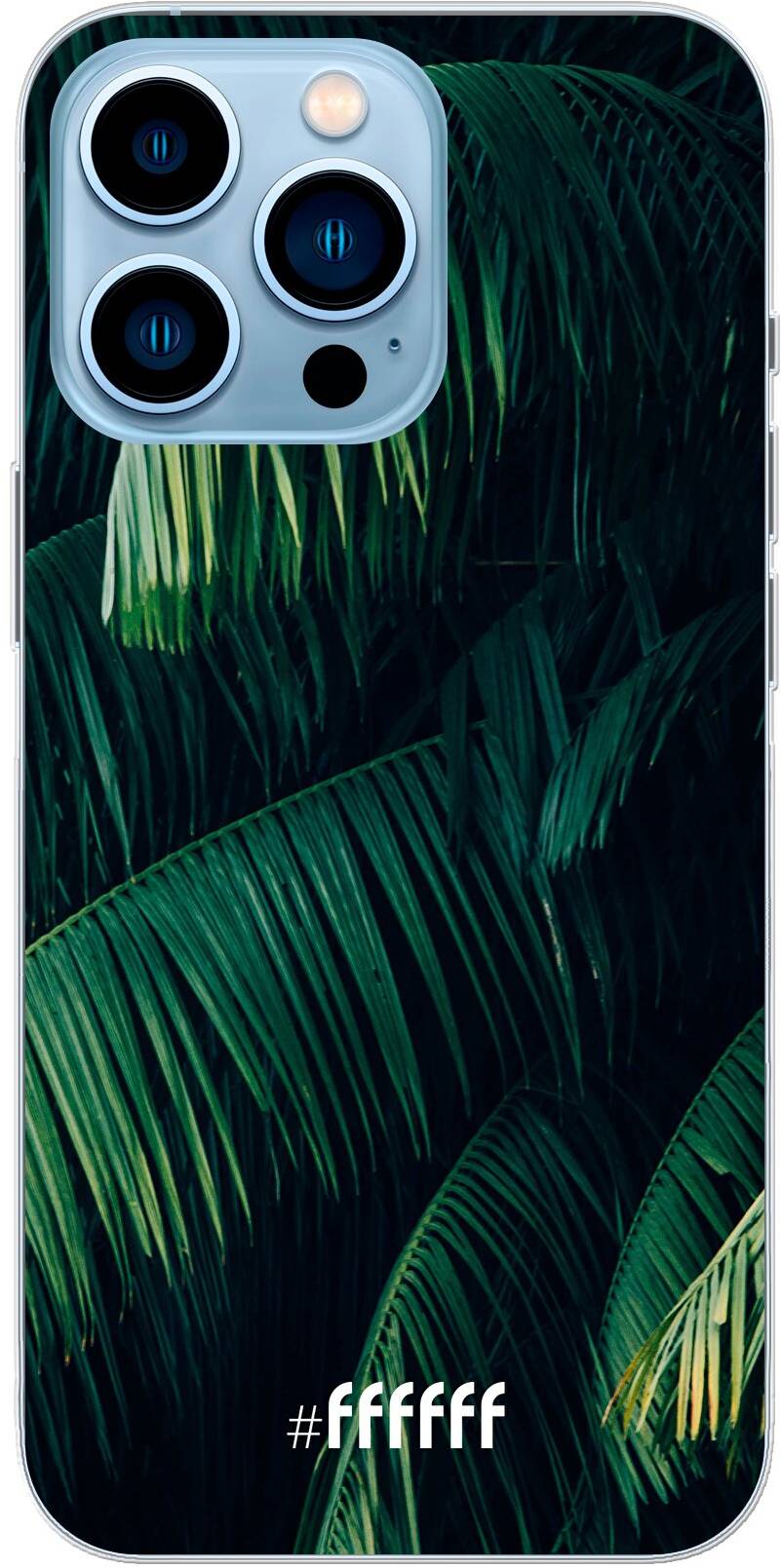 Palm Leaves Dark iPhone 13 Pro