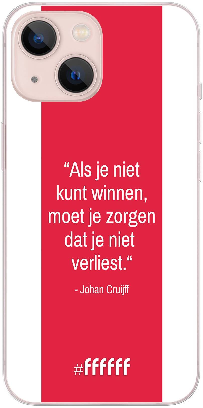 AFC Ajax Quote Johan Cruijff iPhone 13