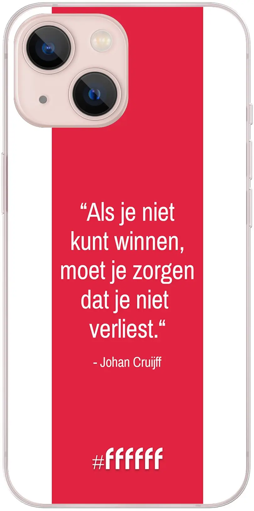 AFC Ajax Quote Johan Cruijff iPhone 13