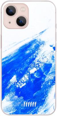 Blue Brush Stroke iPhone 13