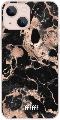 Rose Gold Marble iPhone 13