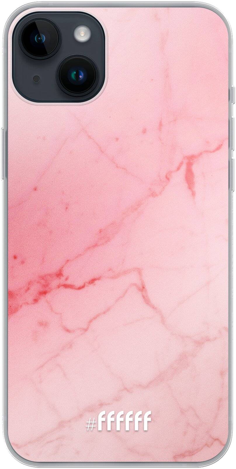 Coral Marble iPhone 14 Plus