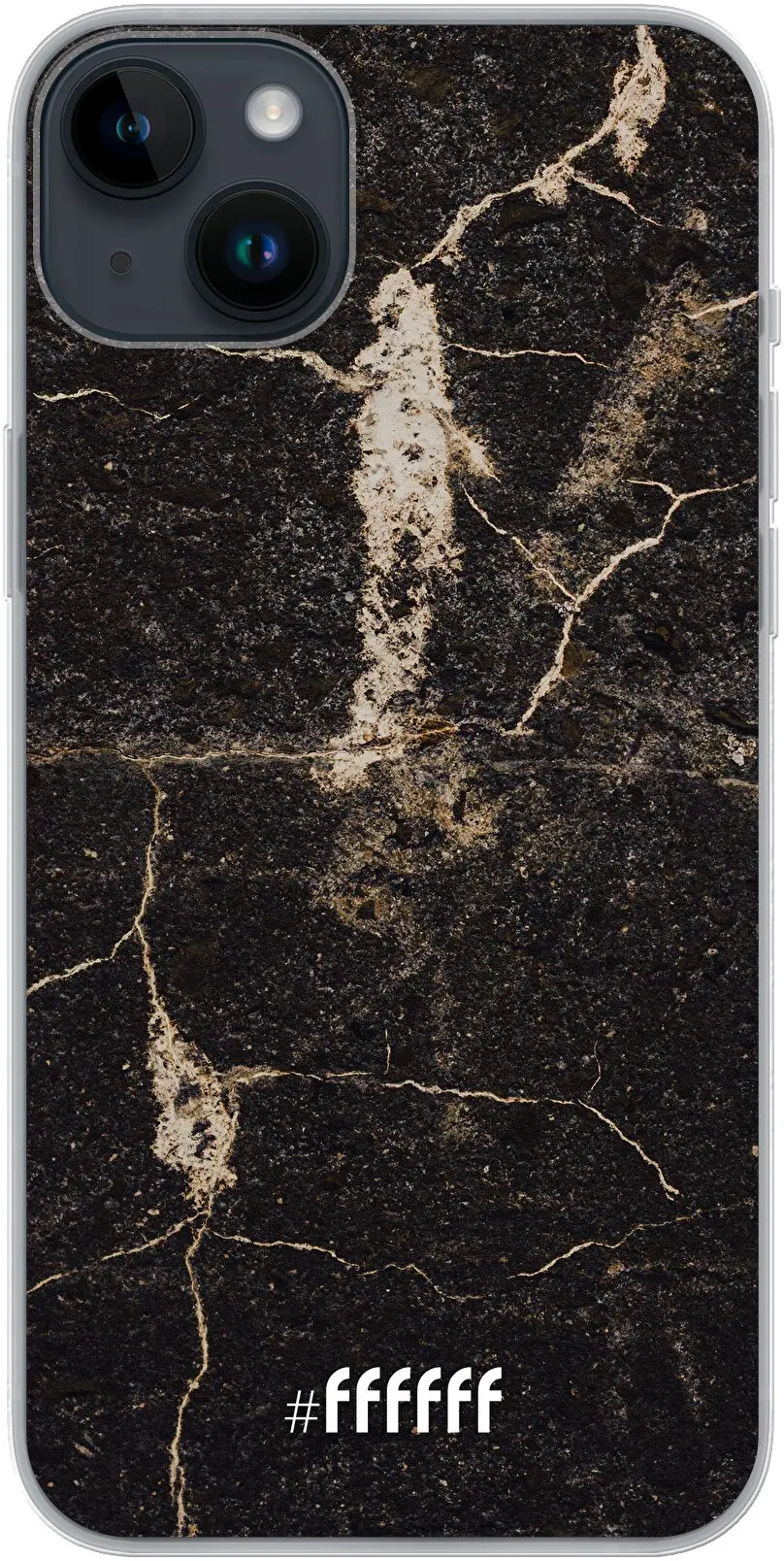 Dark Golden Marble iPhone 14 Plus