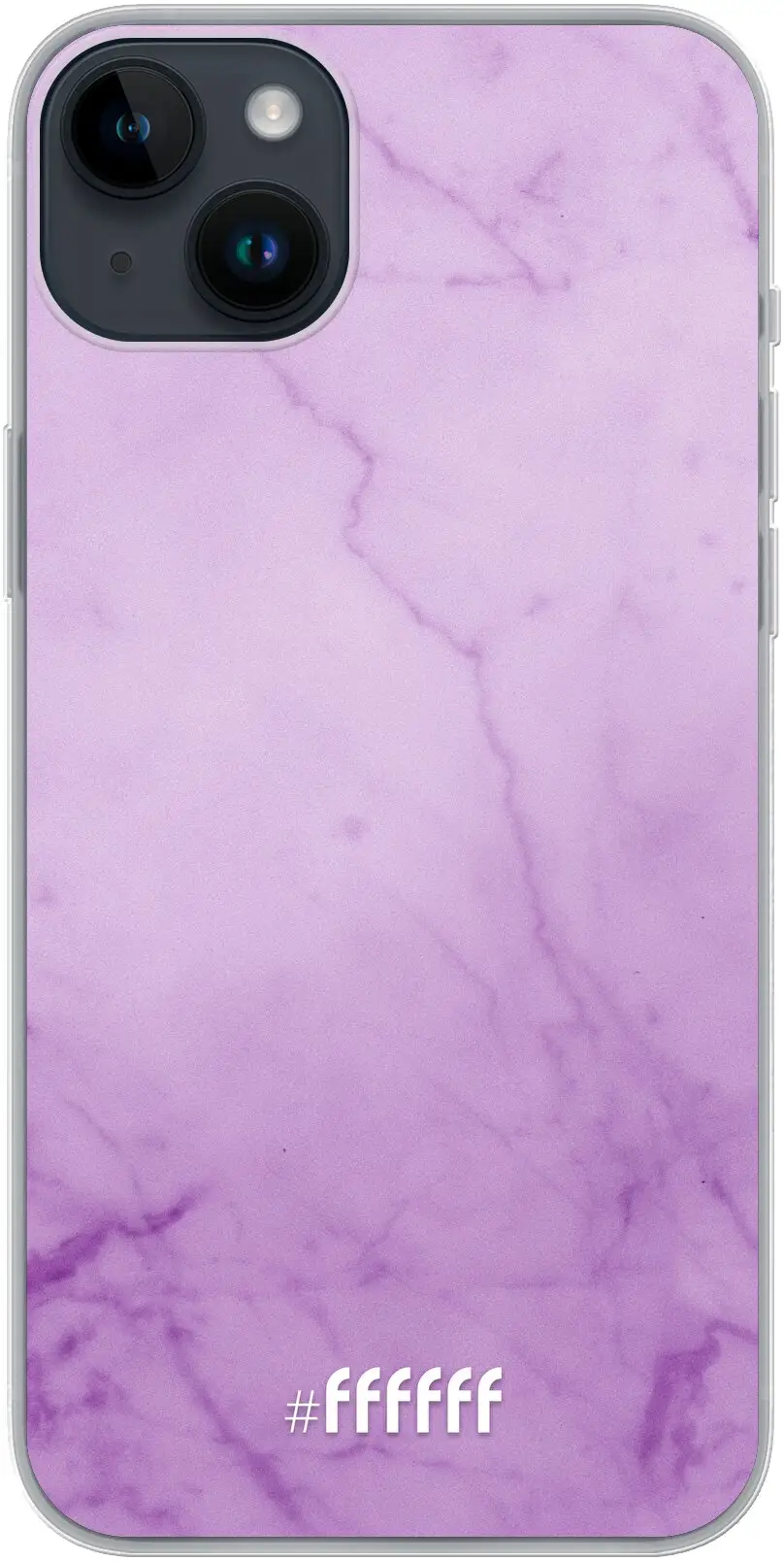 Lilac Marble iPhone 14 Plus