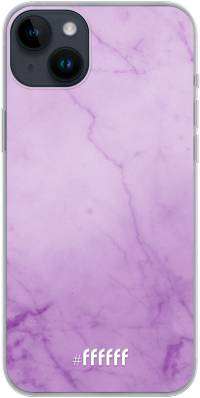 Lilac Marble iPhone 14 Plus