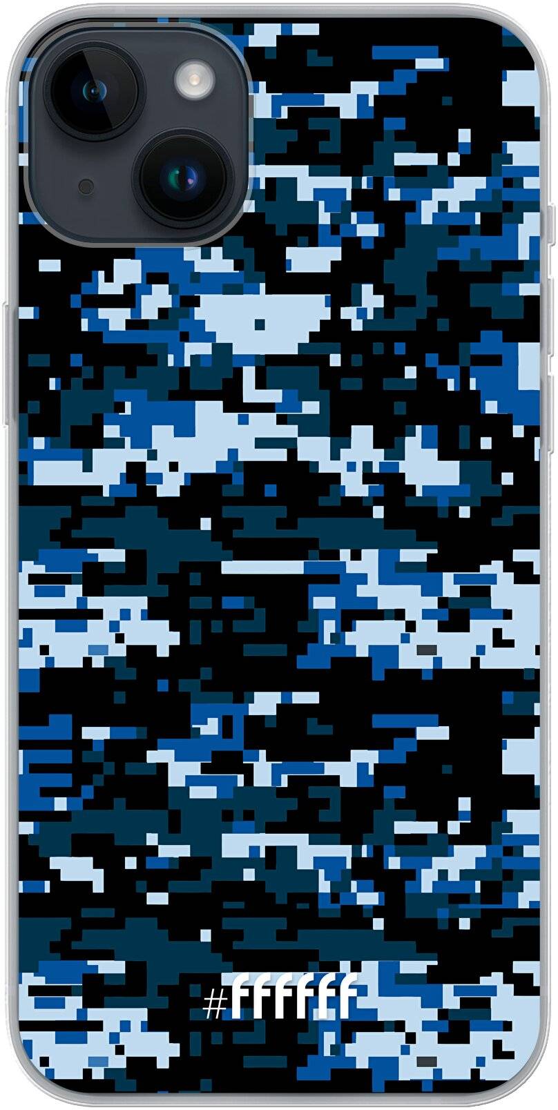 Navy Camouflage iPhone 14 Plus