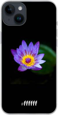 Purple Flower in the Dark iPhone 14 Plus