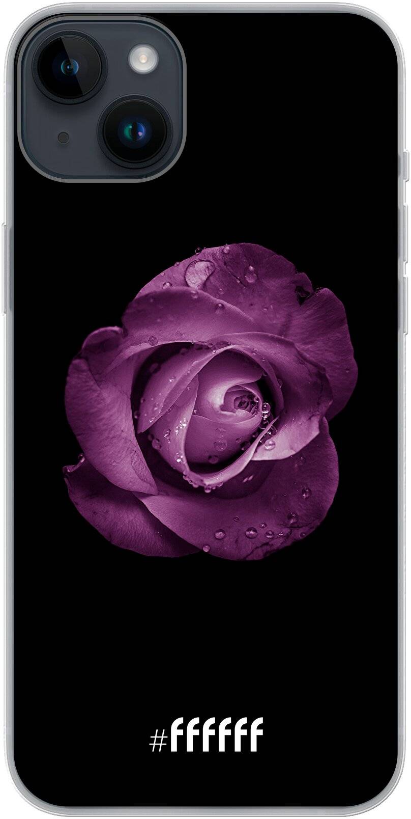 Purple Rose iPhone 14 Plus