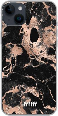 Rose Gold Marble iPhone 14 Plus