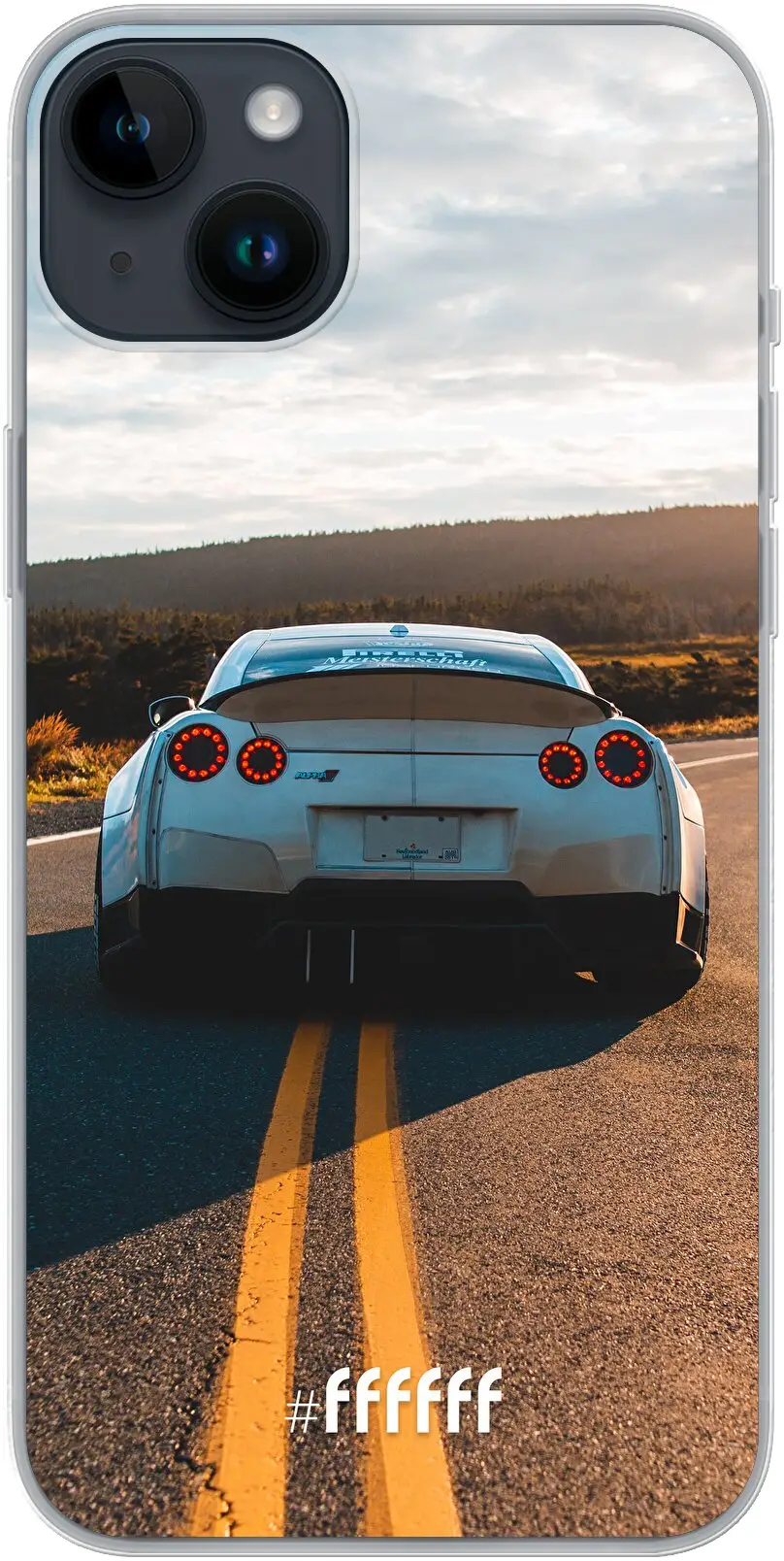 Silver Sports Car iPhone 14 Plus