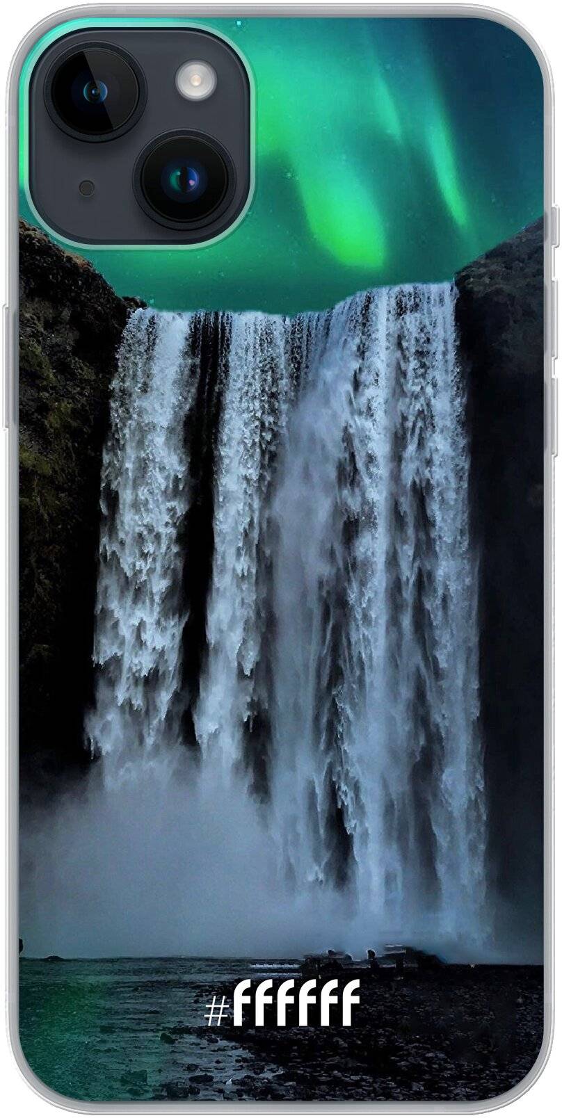Waterfall Polar Lights iPhone 14 Plus