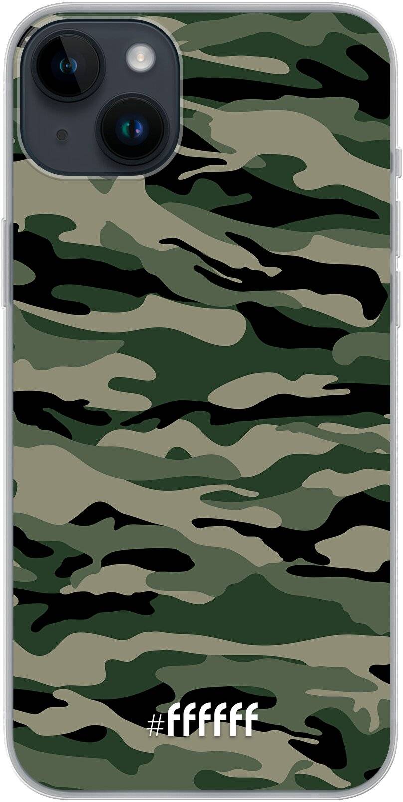 Woodland Camouflage iPhone 14 Plus