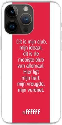 AFC Ajax Dit Is Mijn Club iPhone 14 Pro Max