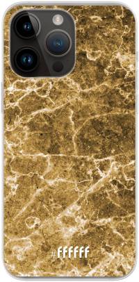 Gold Marble iPhone 14 Pro Max