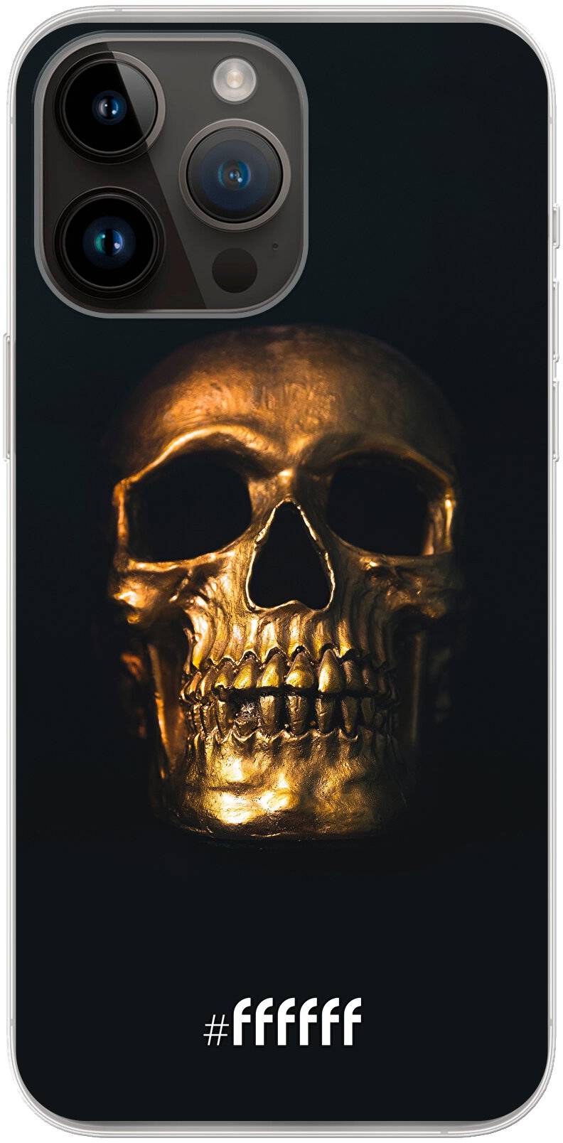 Gold Skull iPhone 14 Pro Max