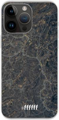 Golden Glitter Marble iPhone 14 Pro Max