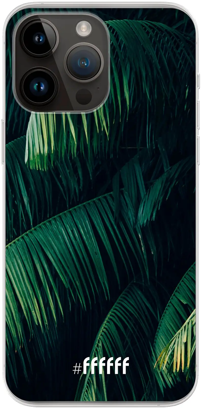 Palm Leaves Dark iPhone 14 Pro Max