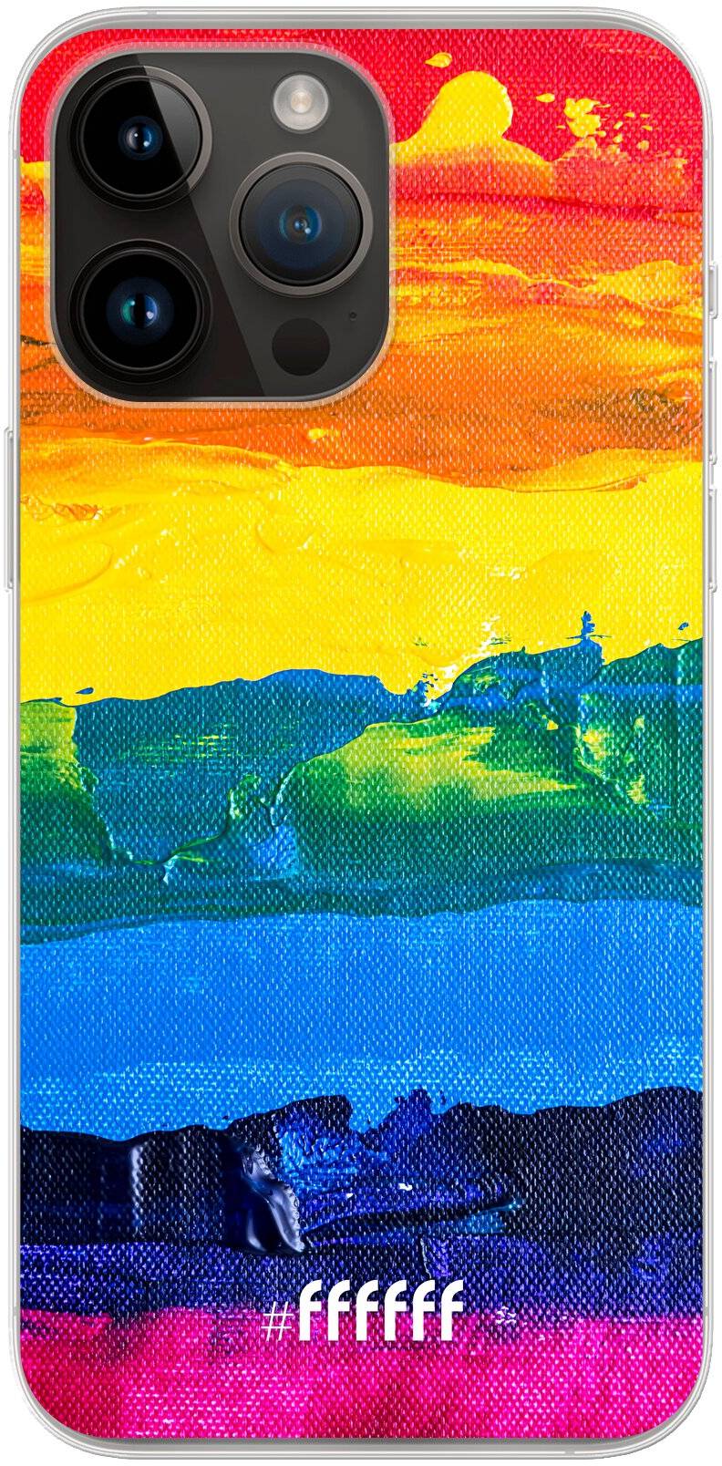 Rainbow Canvas iPhone 14 Pro Max