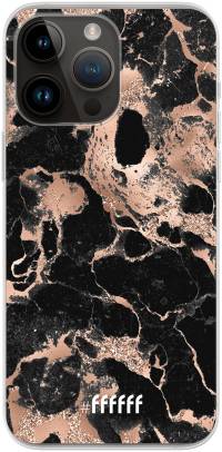Rose Gold Marble iPhone 14 Pro Max