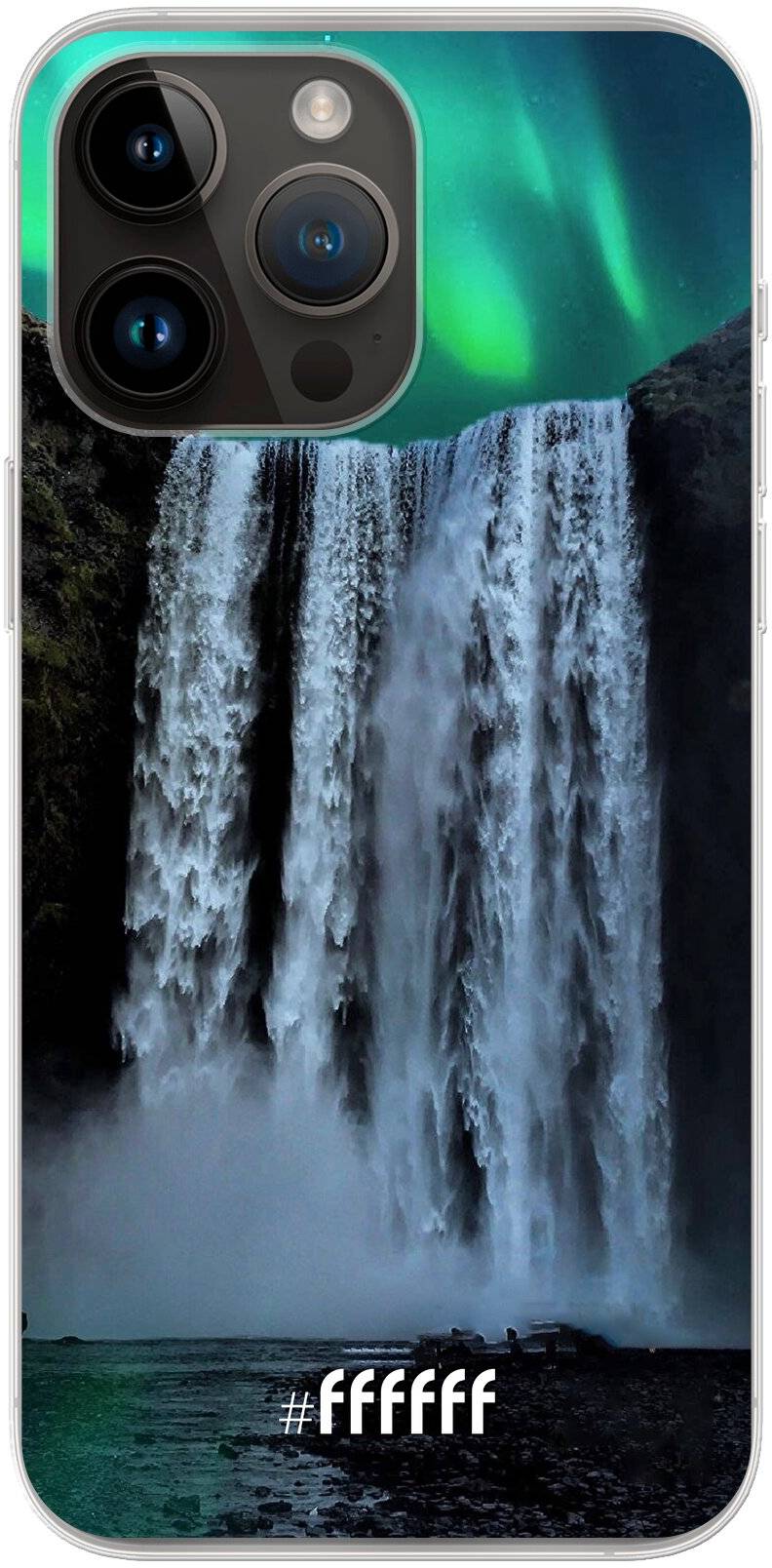 Waterfall Polar Lights iPhone 14 Pro Max