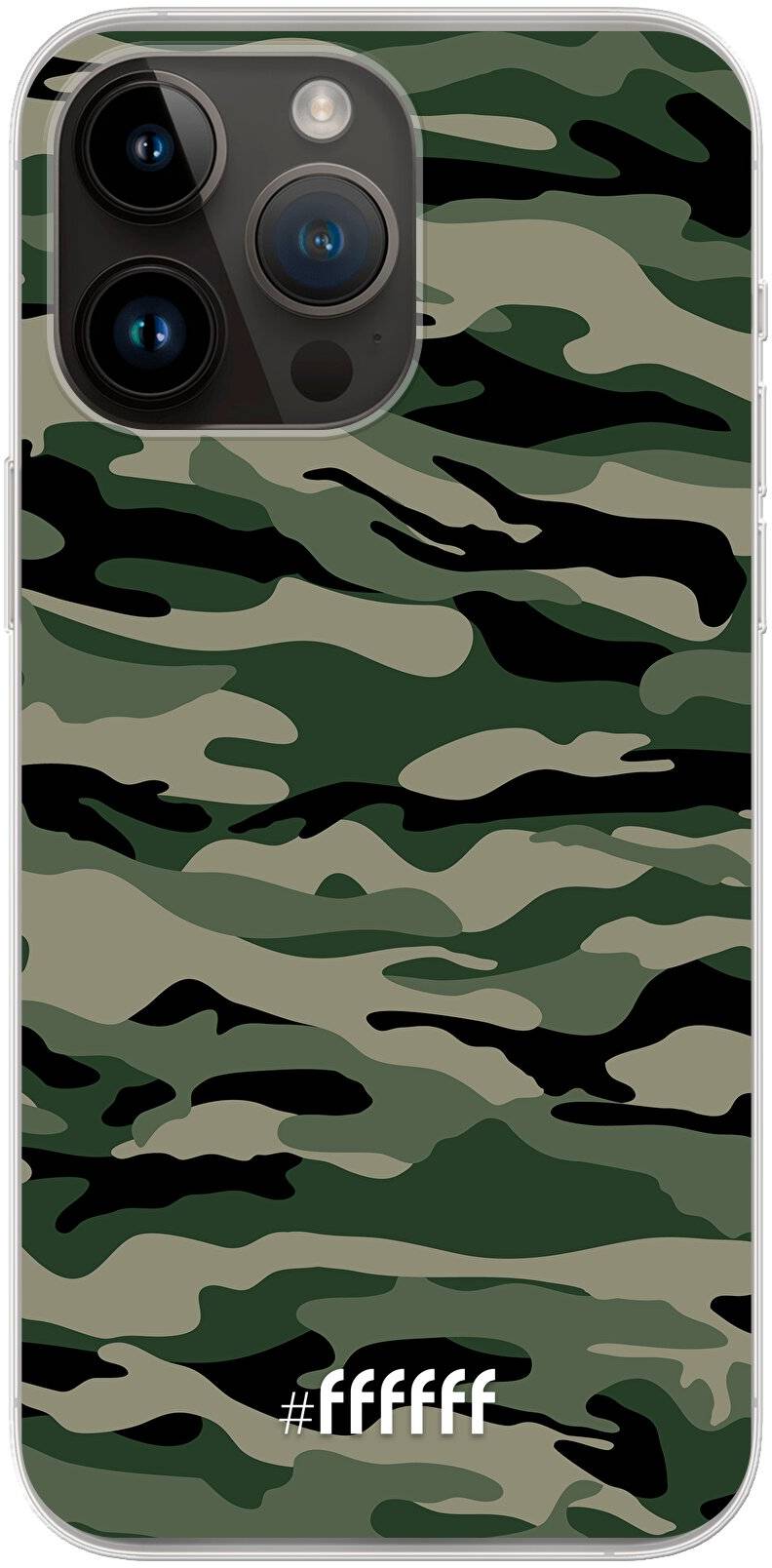 Woodland Camouflage iPhone 14 Pro Max