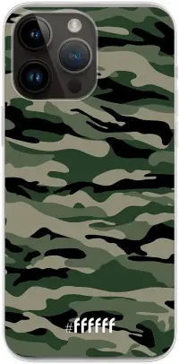 Woodland Camouflage iPhone 14 Pro Max