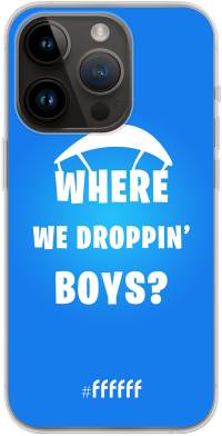 Battle Royale - Where We Droppin' Boys iPhone 14 Pro