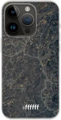 Golden Glitter Marble iPhone 14 Pro