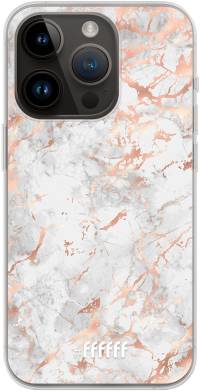 Peachy Marble iPhone 14 Pro