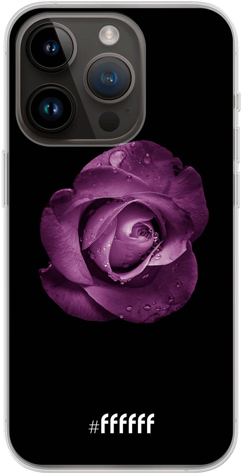 Purple Rose iPhone 14 Pro