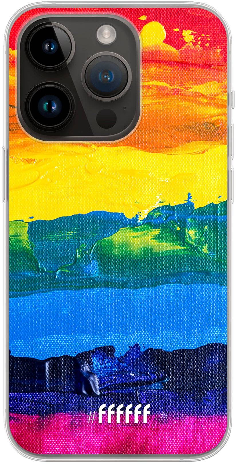 Rainbow Canvas iPhone 14 Pro