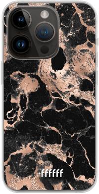 Rose Gold Marble iPhone 14 Pro