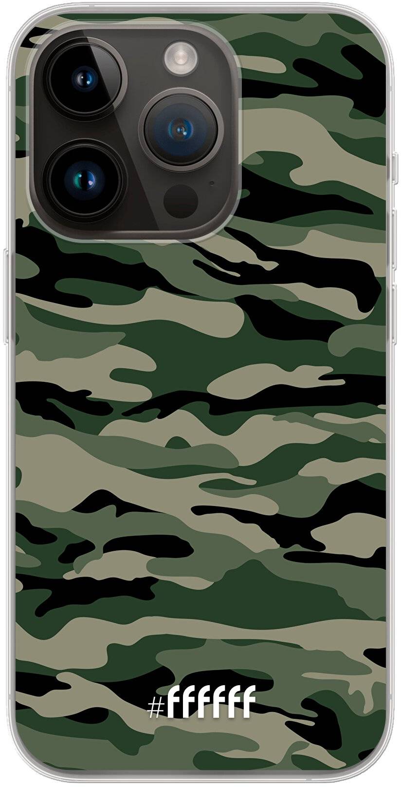 Woodland Camouflage iPhone 14 Pro