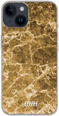 Gold Marble iPhone 14