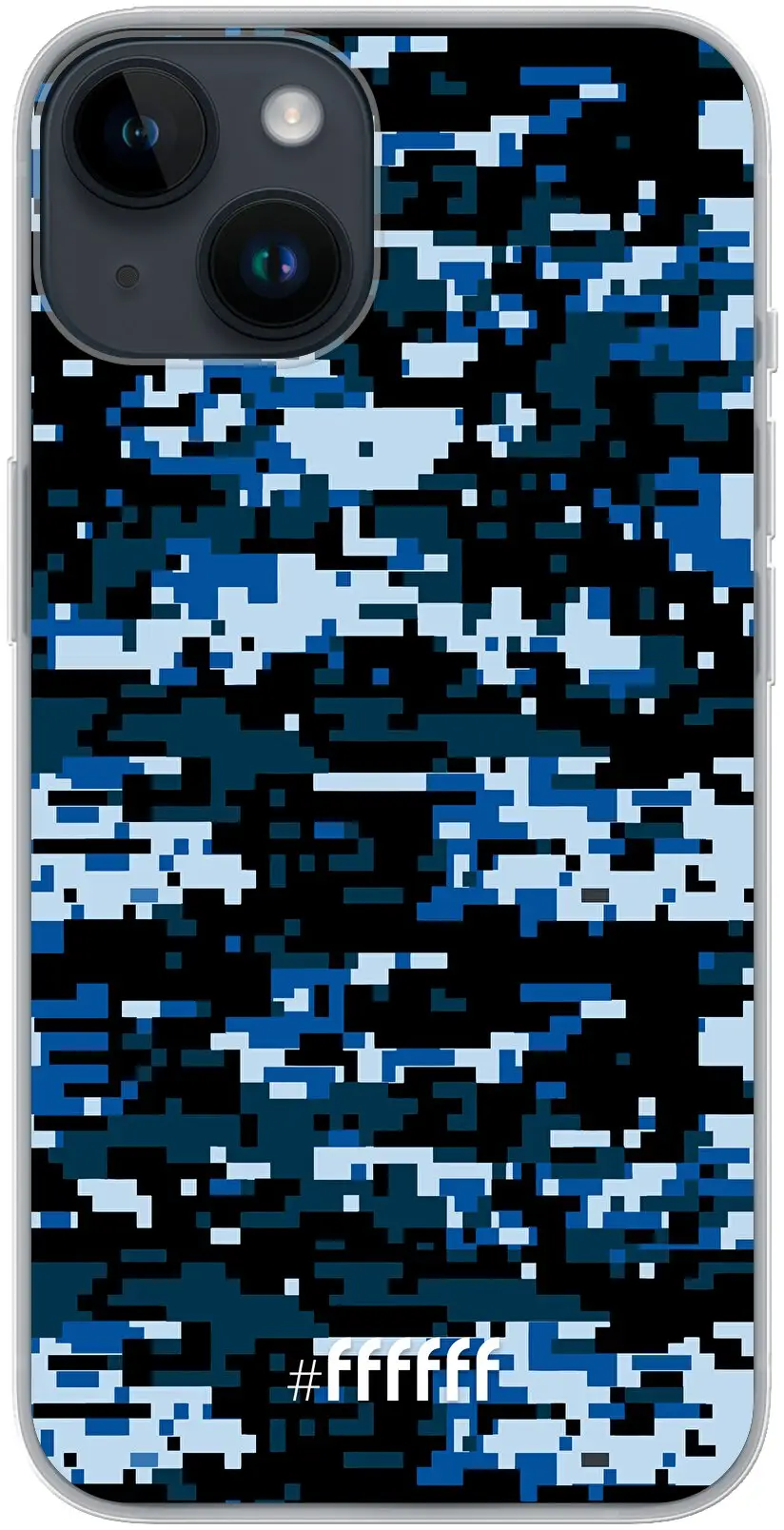 Navy Camouflage iPhone 14