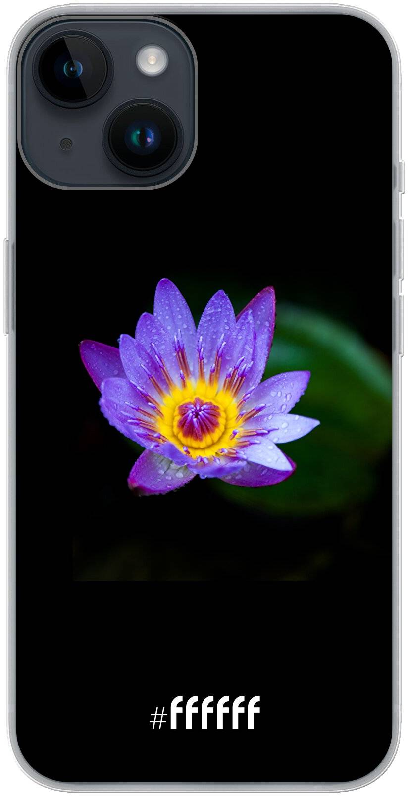 Purple Flower in the Dark iPhone 14