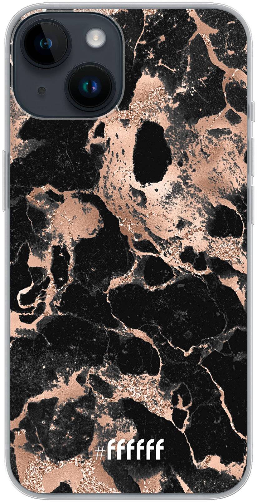 Rose Gold Marble iPhone 14