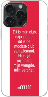 AFC Ajax Dit Is Mijn Club iPhone 15 Pro Max