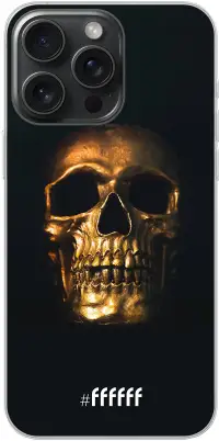 Gold Skull iPhone 15 Pro Max