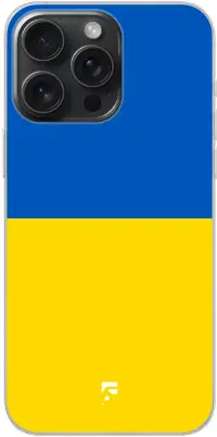Oekraïense vlag iPhone 15 Pro Max