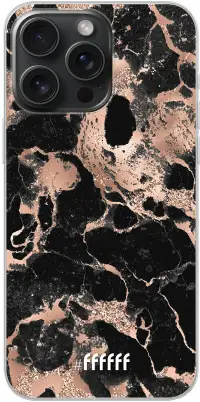 Rose Gold Marble iPhone 15 Pro Max