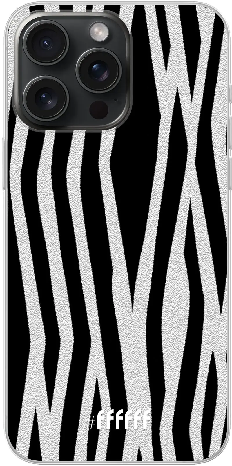 Zebra Print iPhone 15 Pro Max