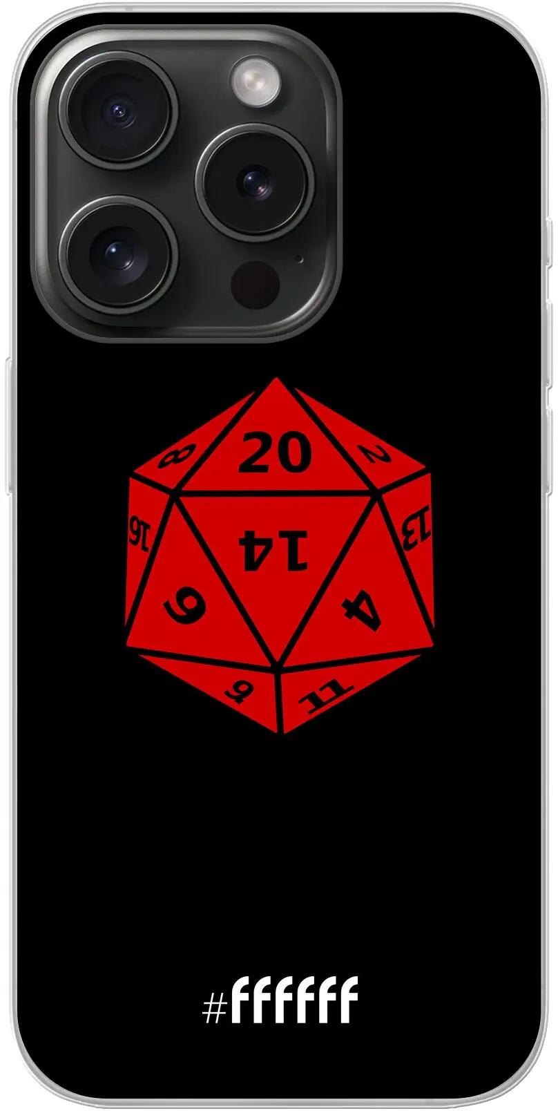 D20 - Black iPhone 15 Pro